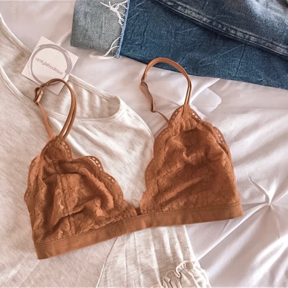 ❗️Three Left❗️NWT Coffee Bralette - Picture 3 of 3